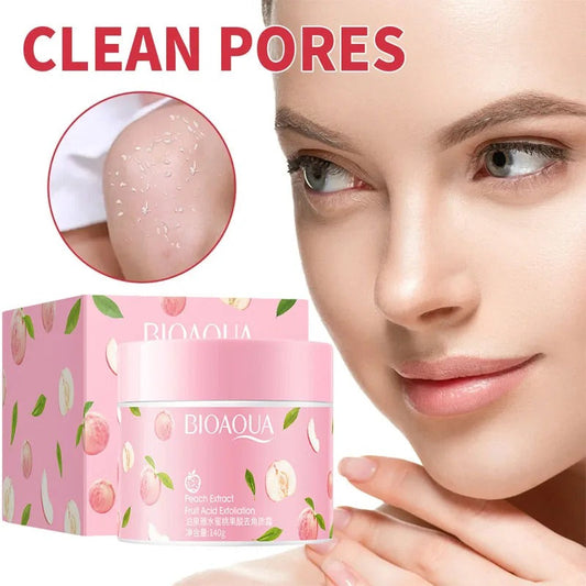 Bioaqua Peach Extract Fruit Acid Exfoliating Face Gel Cream 140g