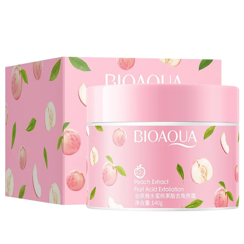 Bioaqua Peach Extract Fruit Acid Exfoliating Face Gel Cream 140g